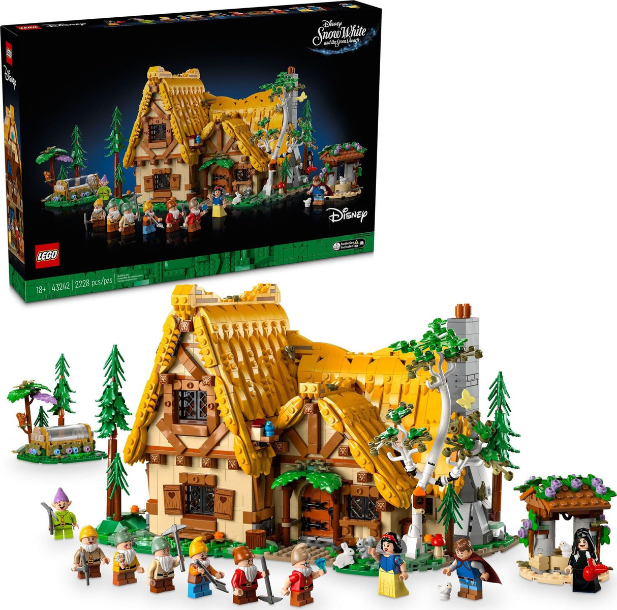 LEGO Disney Princess: Snow White and the Seven Dwarfs' Cottage