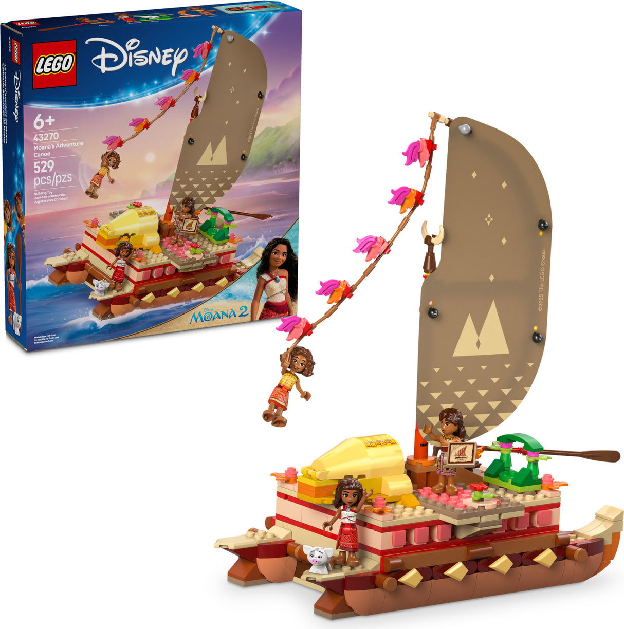 LEGO Disney Princess: Moana's Adventure Canoe
