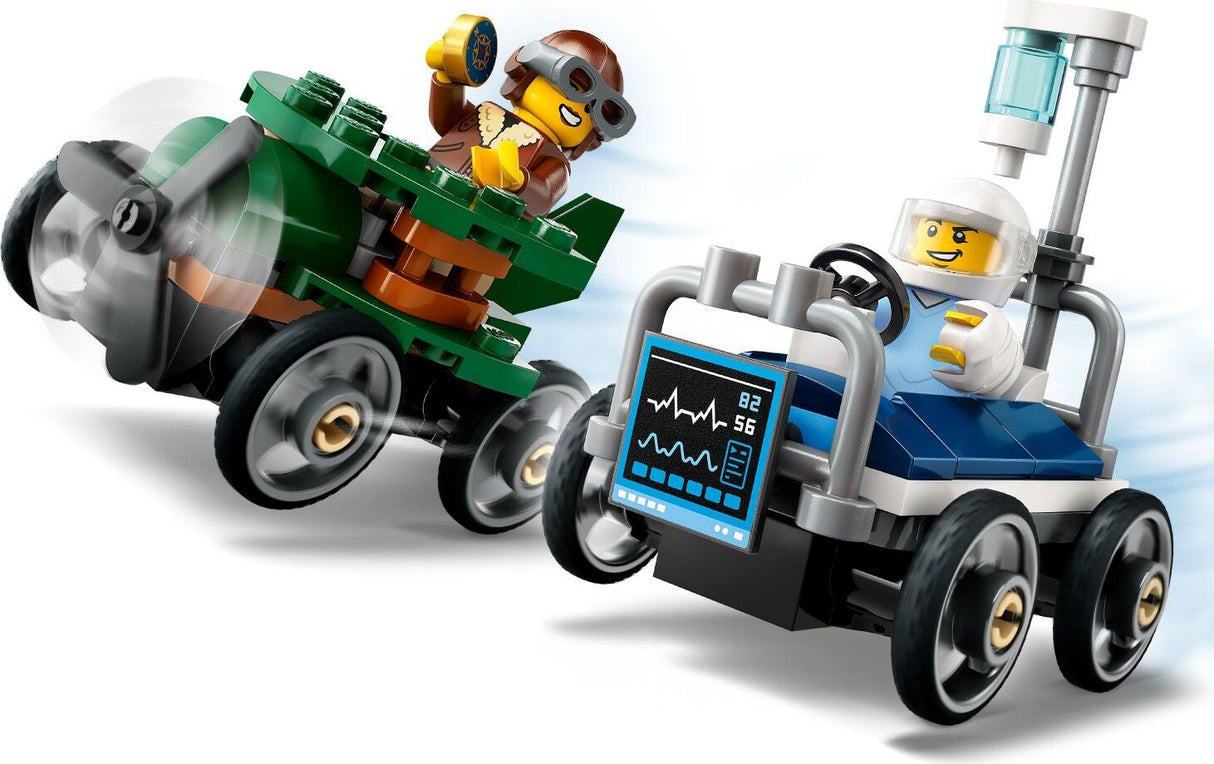 LEGO City Great Vehicles: Airplane vs. Hospital Bed Race Car Pack