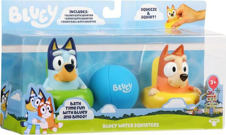 Bluey Bath Squirters 3 Pack – Series 4