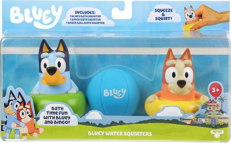 Bluey Bath Squirters 3 Pack – Series 4