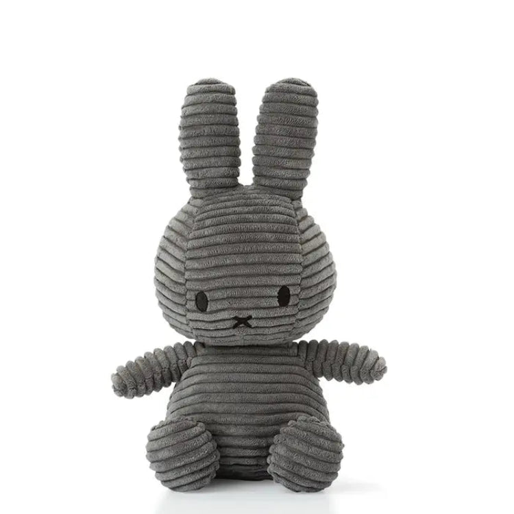 Miffy Corduroy Grey 9"