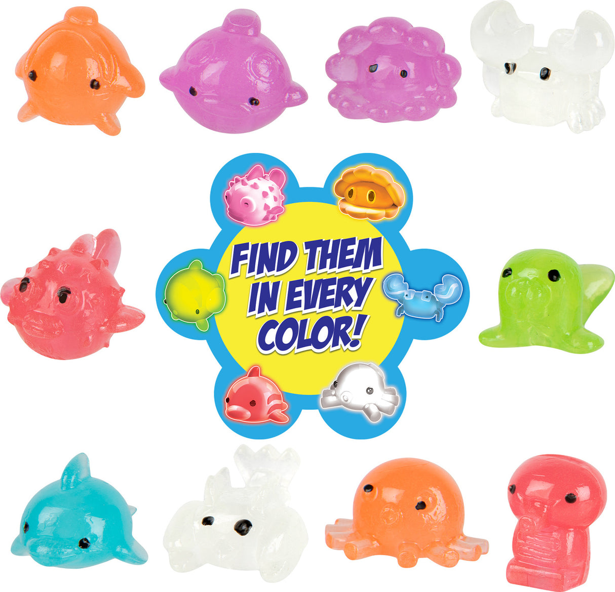 ORB Arcade Capsules Glow in Dark Sea