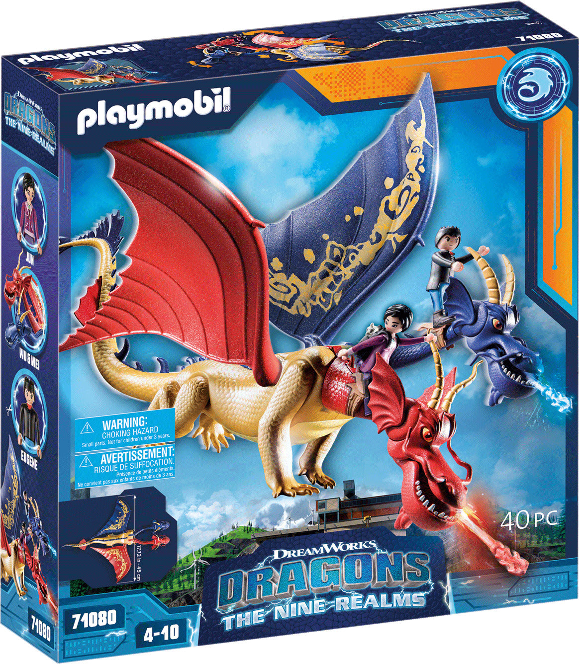 Playmobil Dragons: The Nine Realms - Wu & Wei with Jun