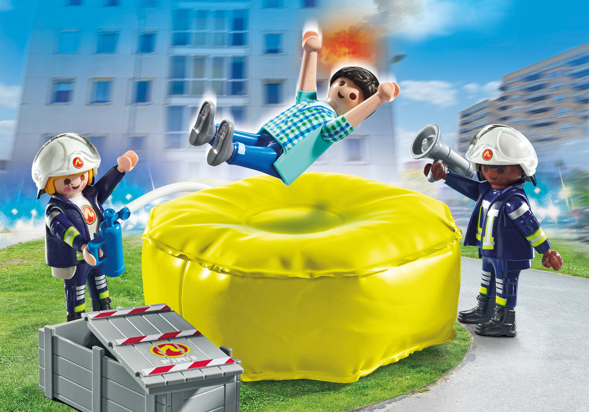 Playmobil Firefighter with air pillow