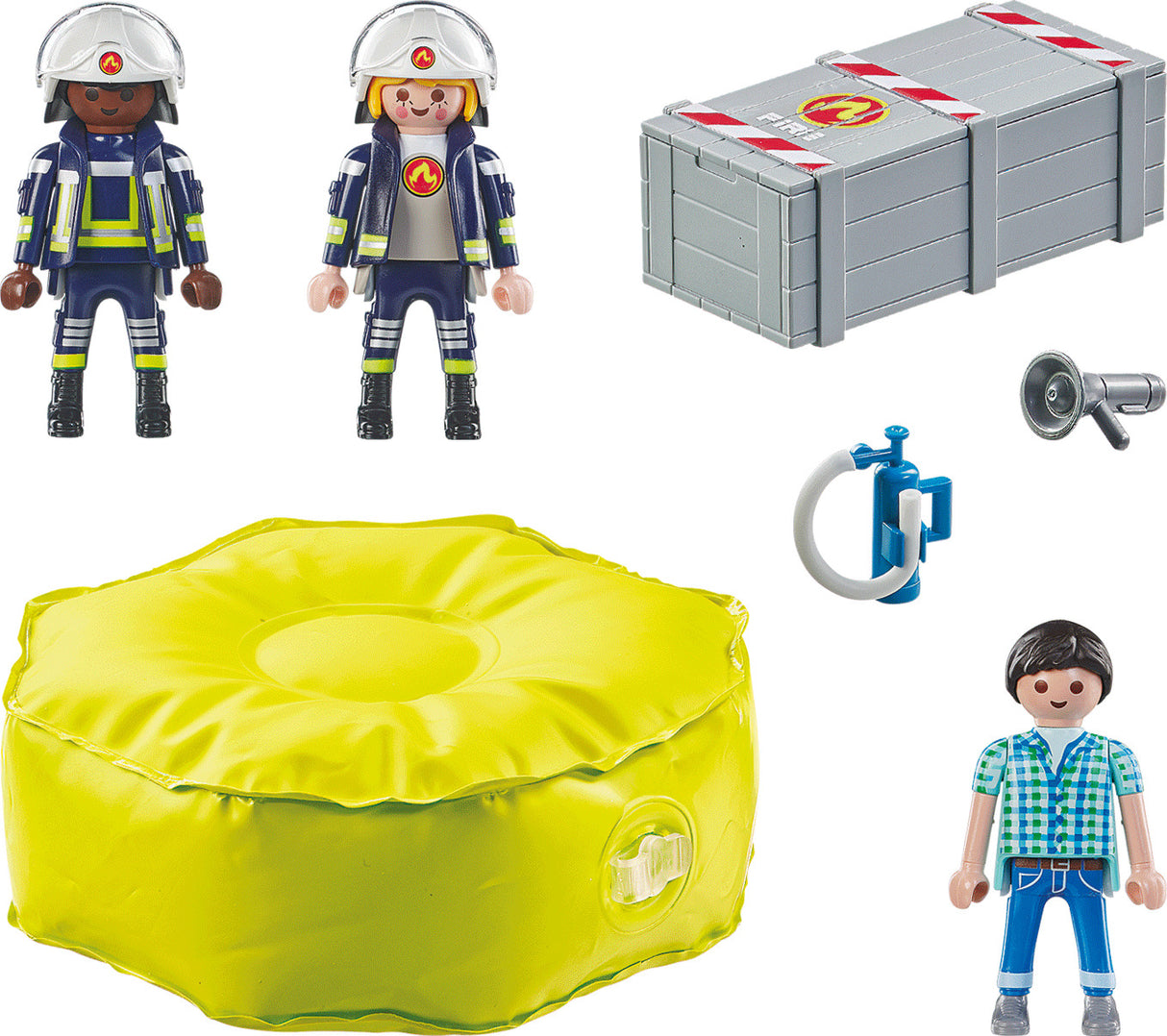 Playmobil Firefighter with air pillow