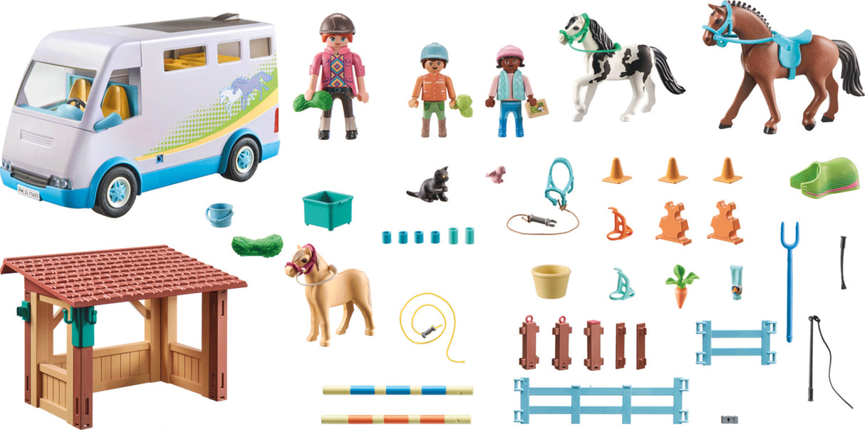 Playmobil Mobile horse riding school