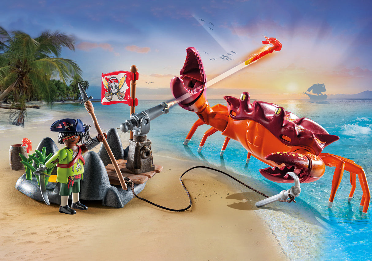 Playmobil Battle against the Giant Crab