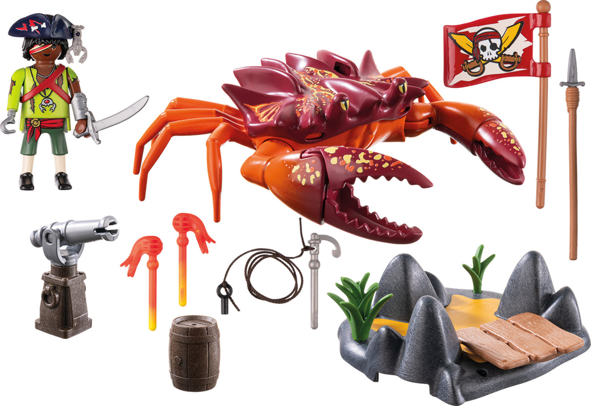 Playmobil Battle against the Giant Crab