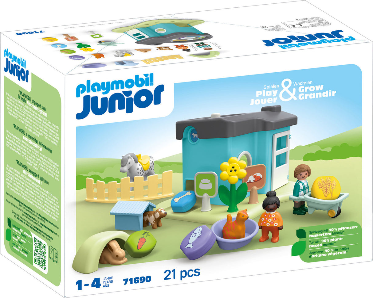 Playmobil Junior: Animal Home with Treat Dispenser