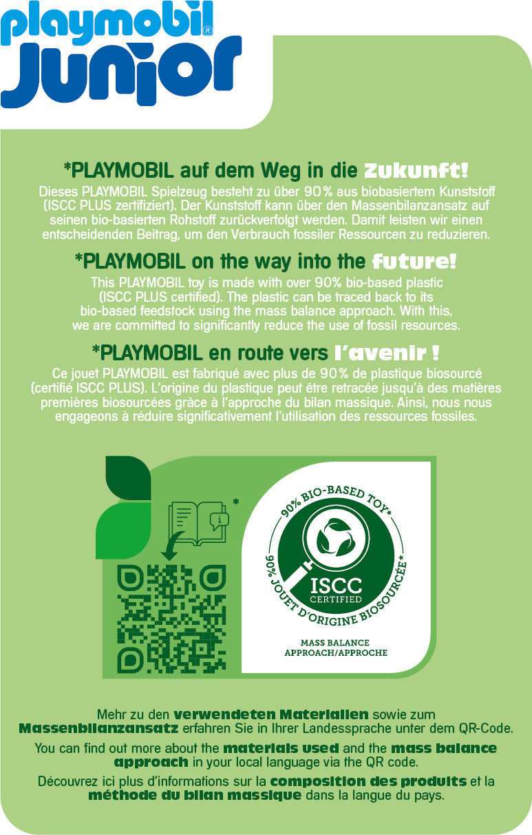 Playmobil Junior: Organic Market Stall & Forklift