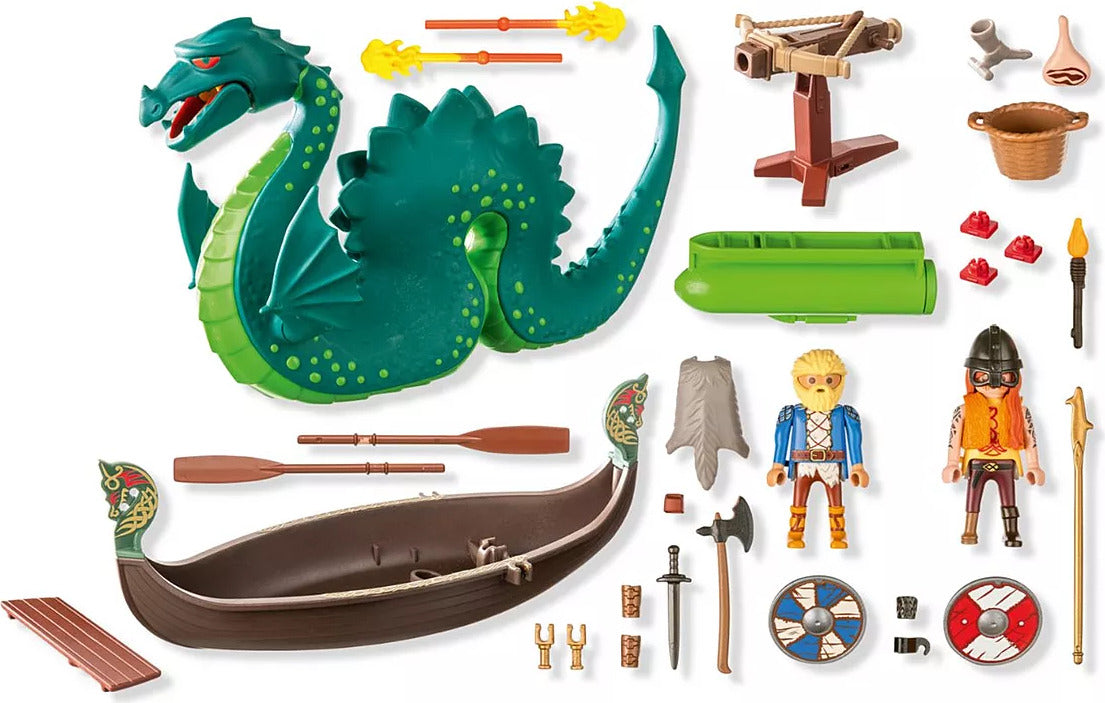 Vikings with Sea Monster