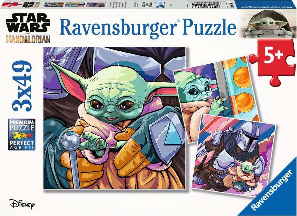 Children's Jigsaw Puzzle The Mandalorian: Grogu Moments - 49 Pieces Puzzle