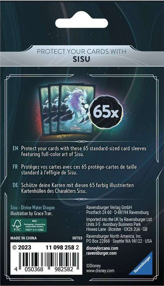Disney Lorcana: Rise of the Floodborn TCG Card Sleeve Pack - Sisu