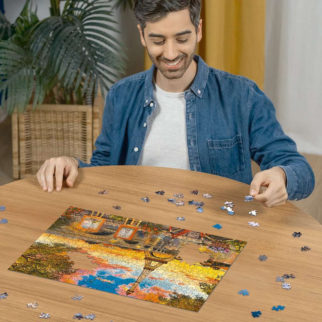 Jigsaw Puzzle Evening in Paris - 500 Pieces Puzzle