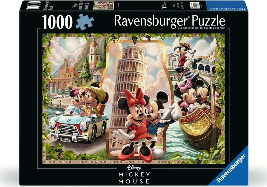 Vacation Mickey and Minnie (1000 Piece Puzzle)