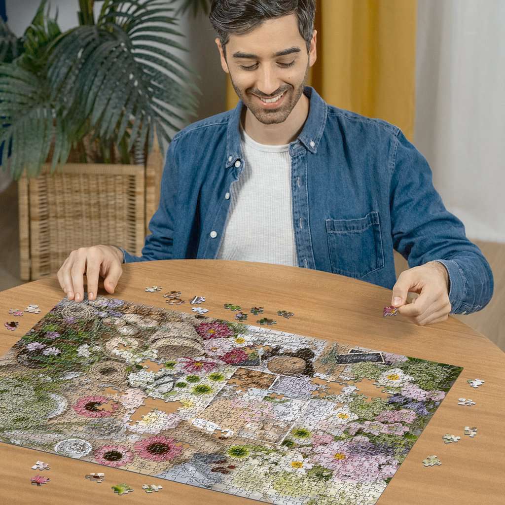 Colorful Floral Love 1000 Pc Puzzle