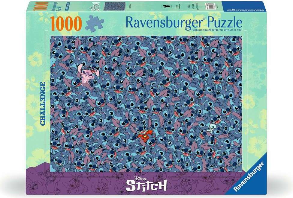 Disney Stitch Challenge 1000 Pc Puzzle