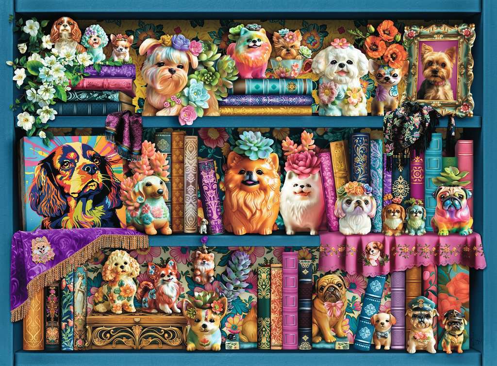 Precious Porcelain Pups 500 Pc Puzzle