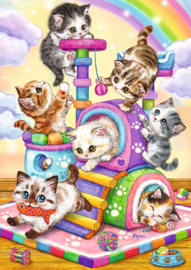 Playful Purr Babies 35 Pc Puzzle