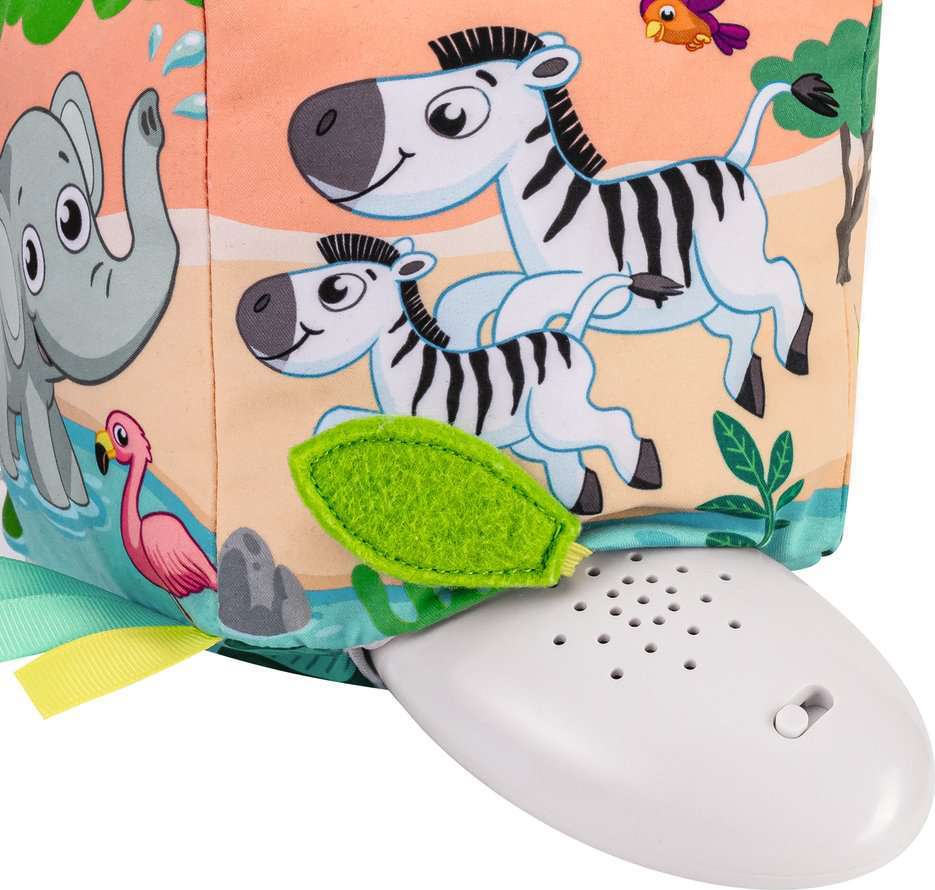 Roll & Play Sound Cube: Wild Animals