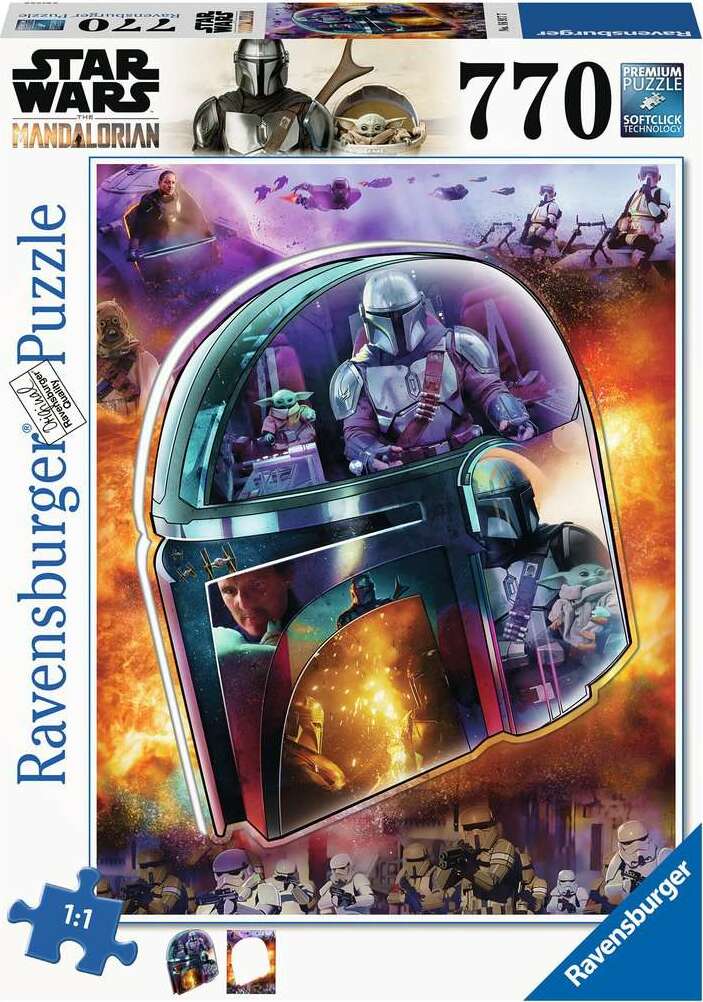 The Mandalorian Helmet (770 pc Large Format Puzzle)