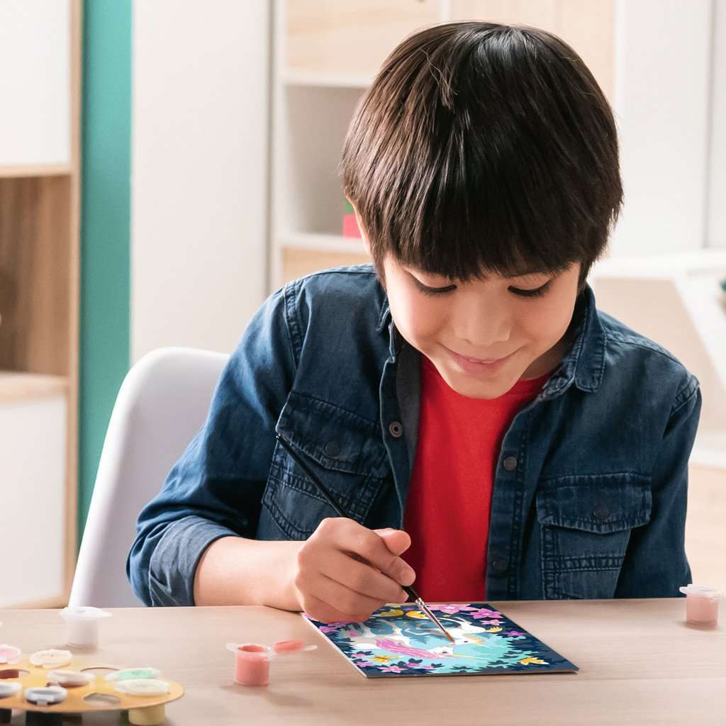 CreArt: Hello Little Unicorn w/Glitter 7x10