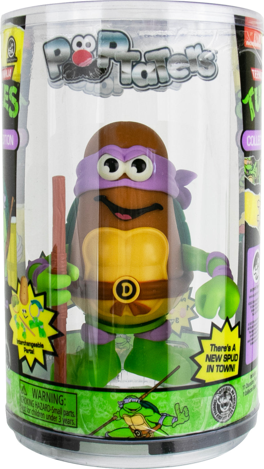 4" Poptater TMNT Red (Raphael) and Orange (Michelangelo)