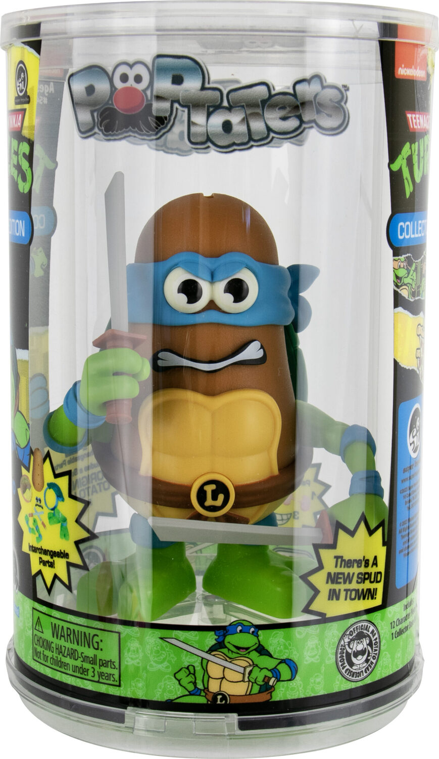 4" Poptater TMNT Red (Raphael) and Orange (Michelangelo)