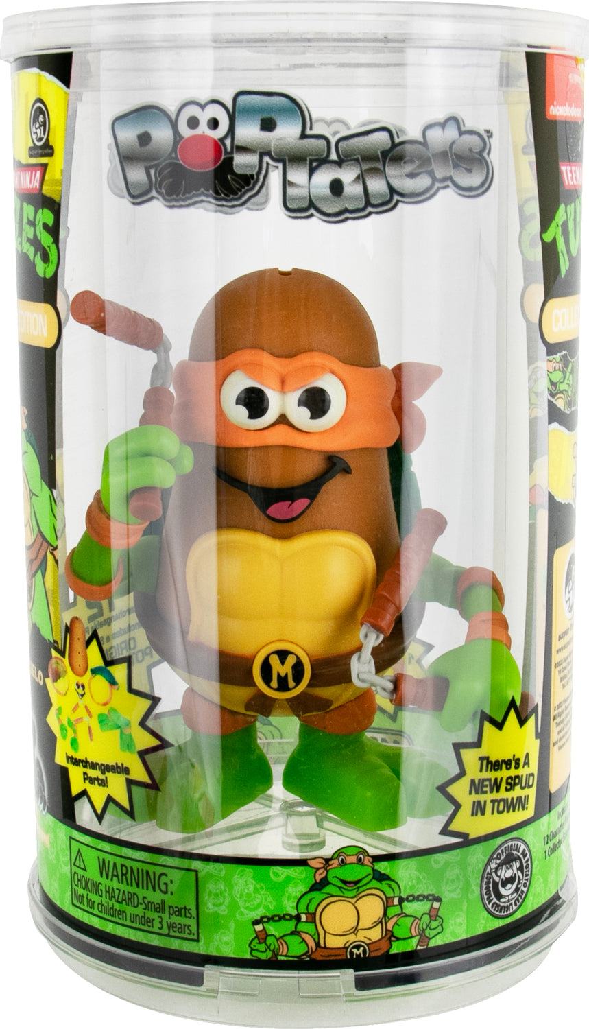 4" Poptater TMNT Red (Raphael) and Orange (Michelangelo)