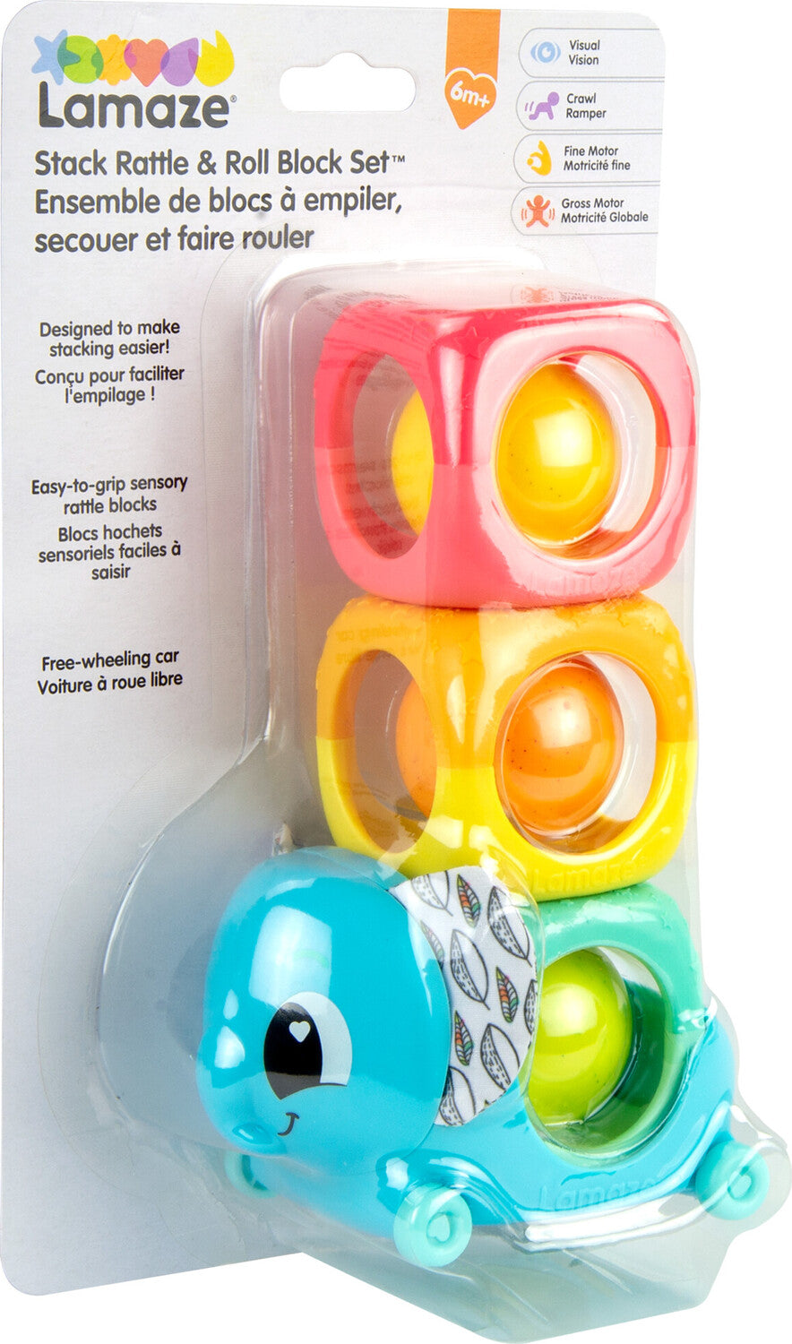Lamaze Stack, Rattle and Roll Block Set
