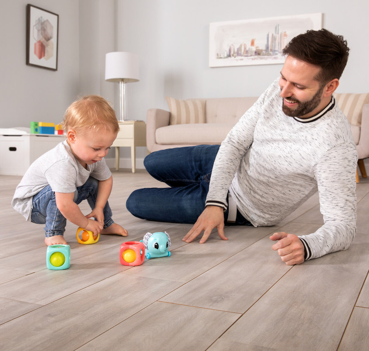 Lamaze Stack, Rattle and Roll Block Set