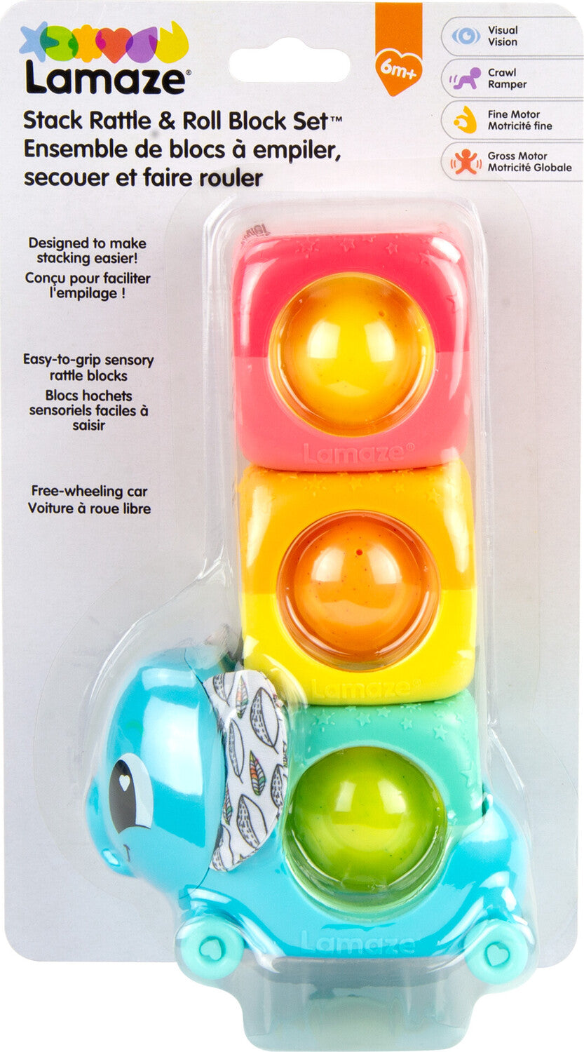 Lamaze Stack, Rattle and Roll Block Set