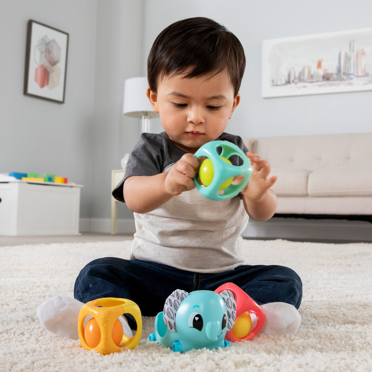 Lamaze Stack, Rattle and Roll Block Set