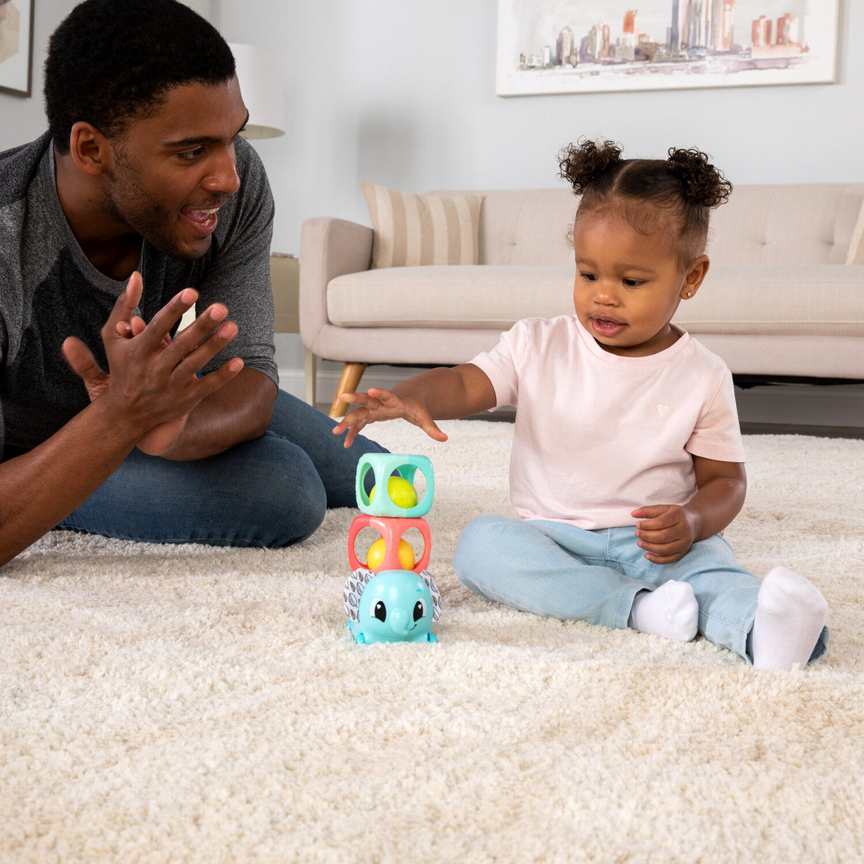 Lamaze Stack, Rattle and Roll Block Set