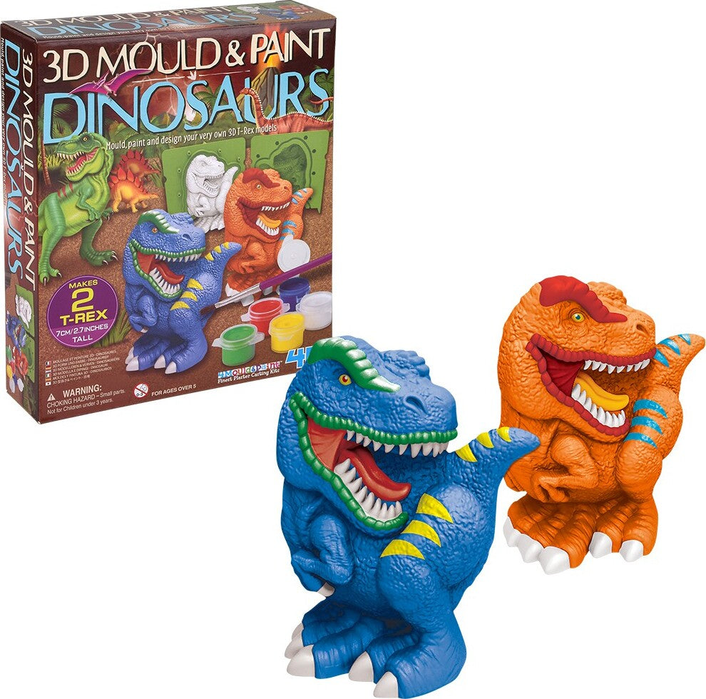3D Mould and Paint - Dinosaurs
