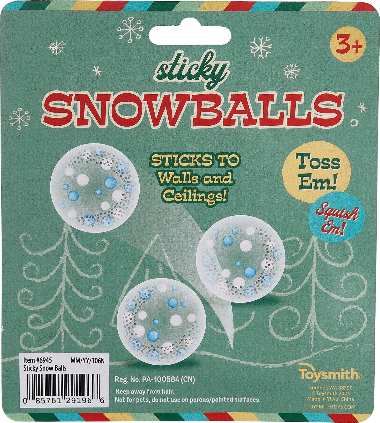 Sticky Snowballs