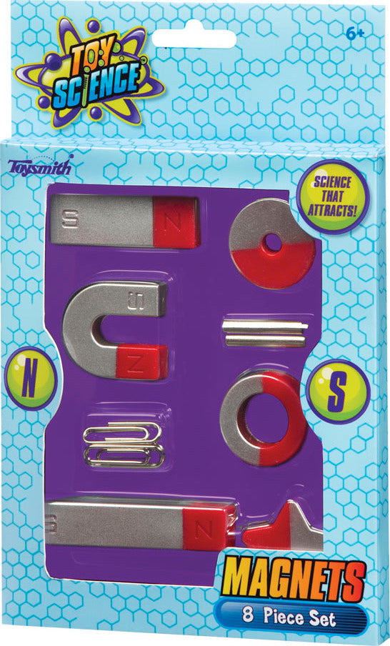 Toy Science Magnets 8 Pc Set (Assorted)