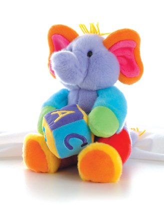 musical elephant soft toy