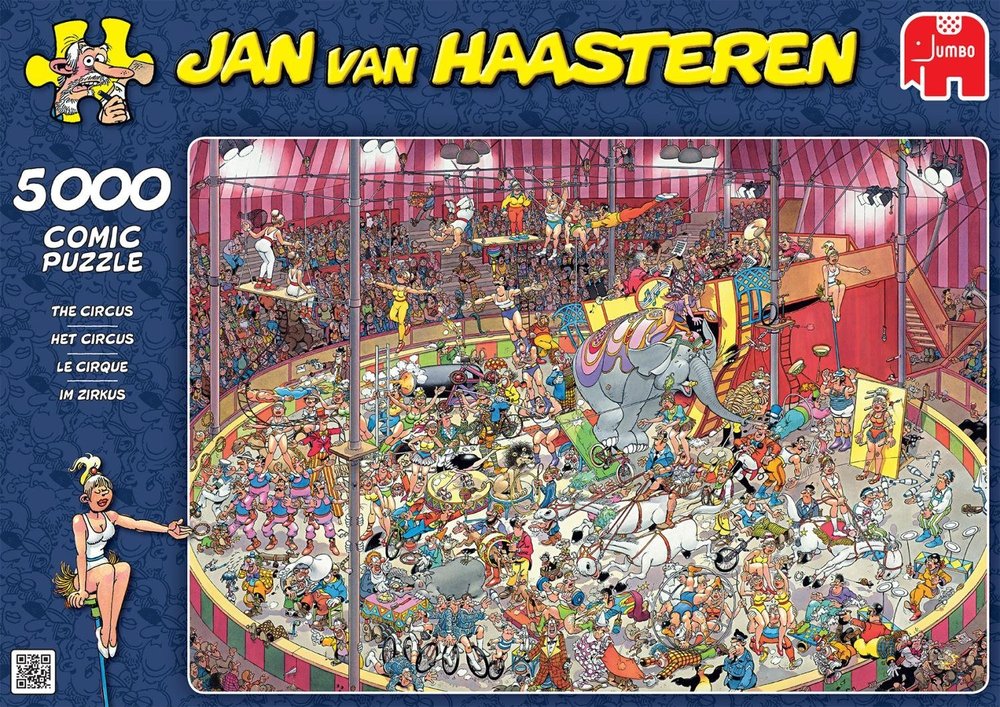 Jan Van Haasteren The Circus 5000pc The Granville Island Toy Company