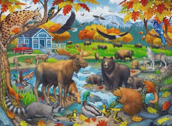 Wildlife Gathering 150pc