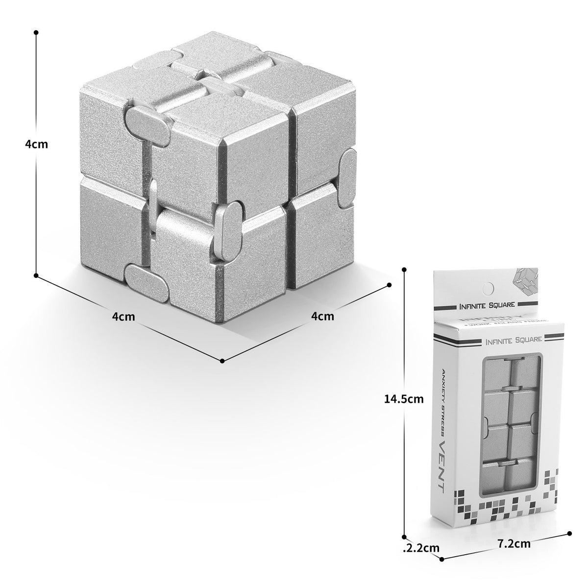 Infinity Silver Cube Silver Infinity Cube – Granville Island Toy Company