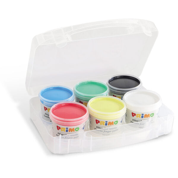 Textile Finger Paints in Carry Case