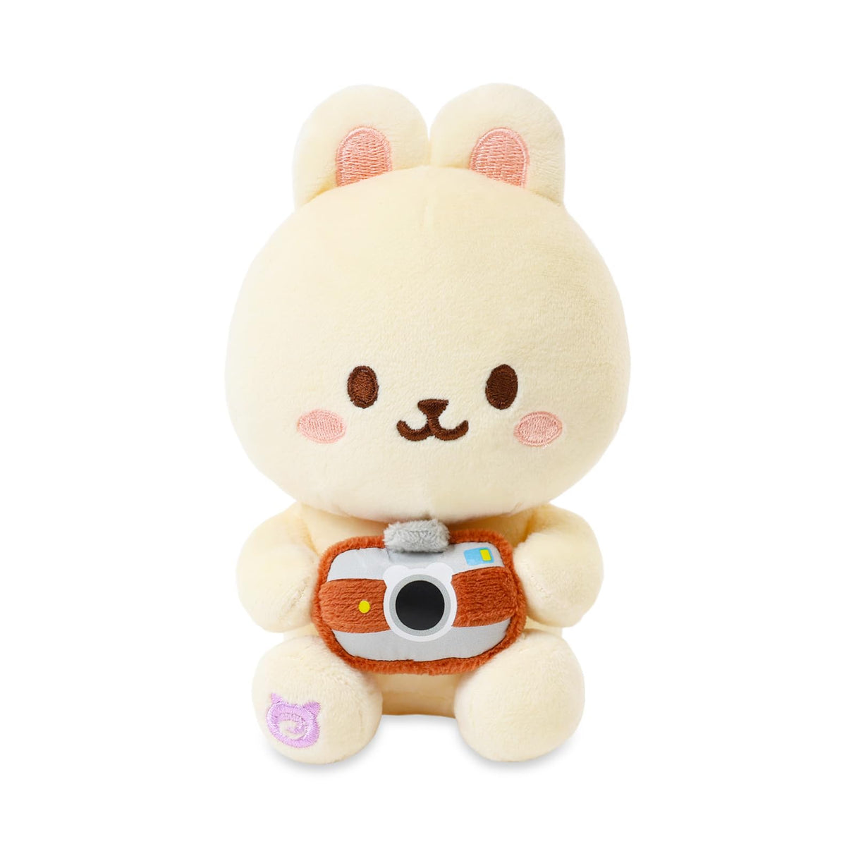 Anirollz- Bunniroll With Camera Plush Sitting