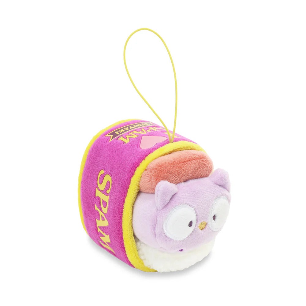 Anirollz Spam Teriyaki Owlyroll mini keychain
