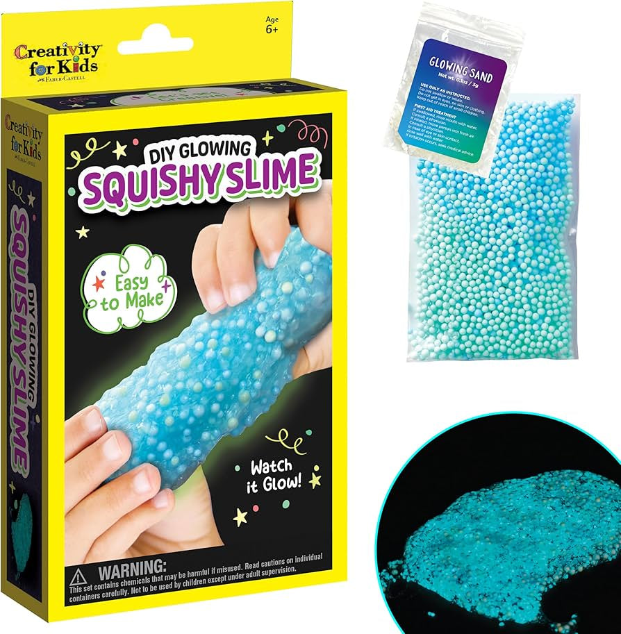 DIY Glowing Squish Slime