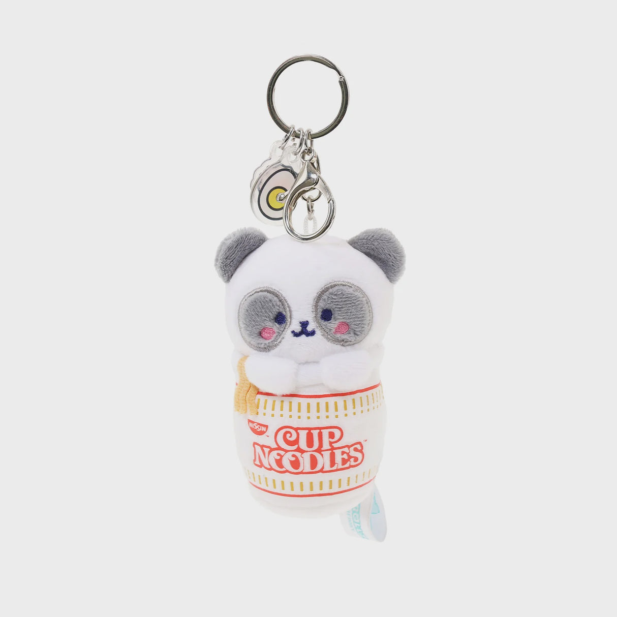 Anirollz-S2 Cup Noodles Blushing Pandaroll Plush Keychain