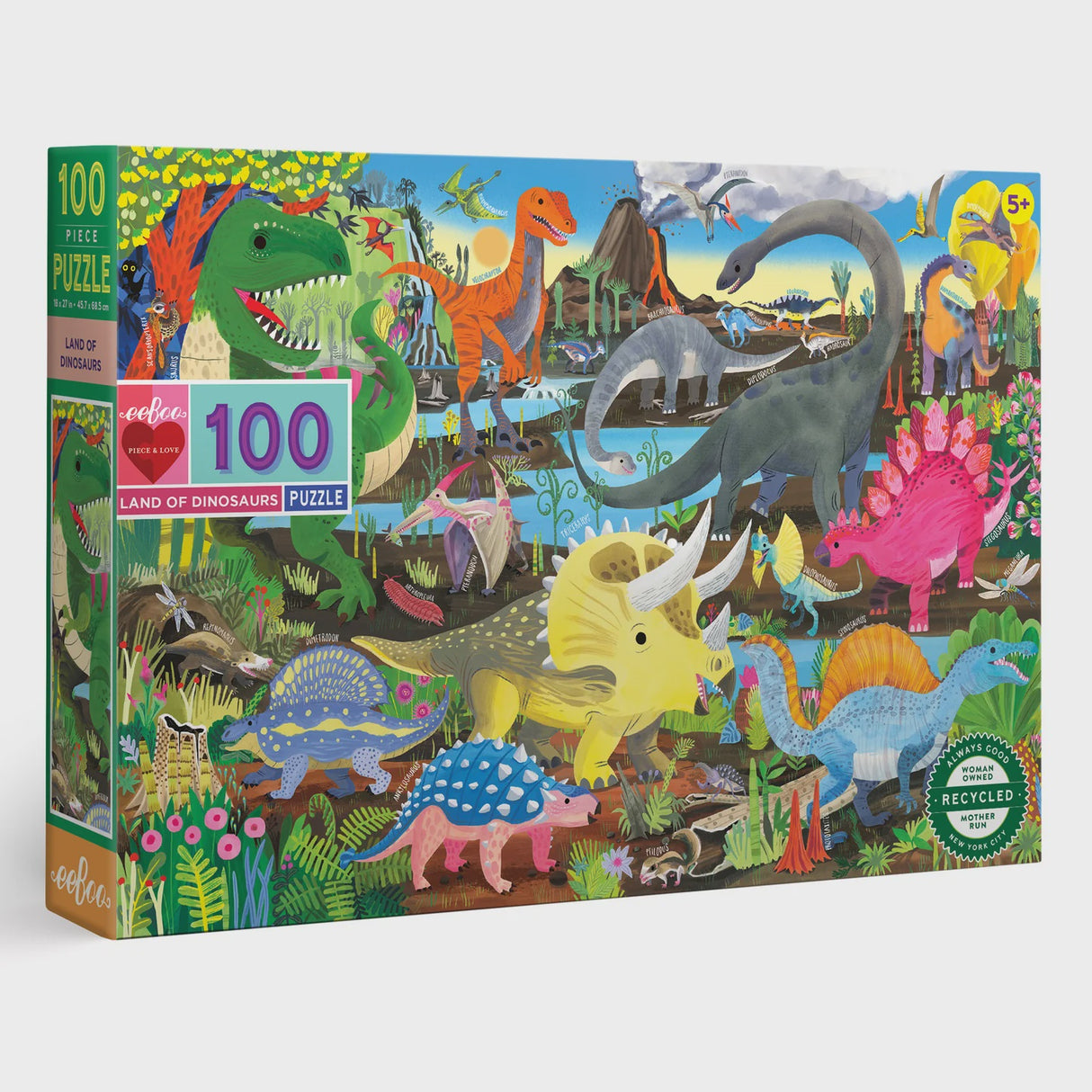 Land Of Dinosaurs 100pc Puzzle