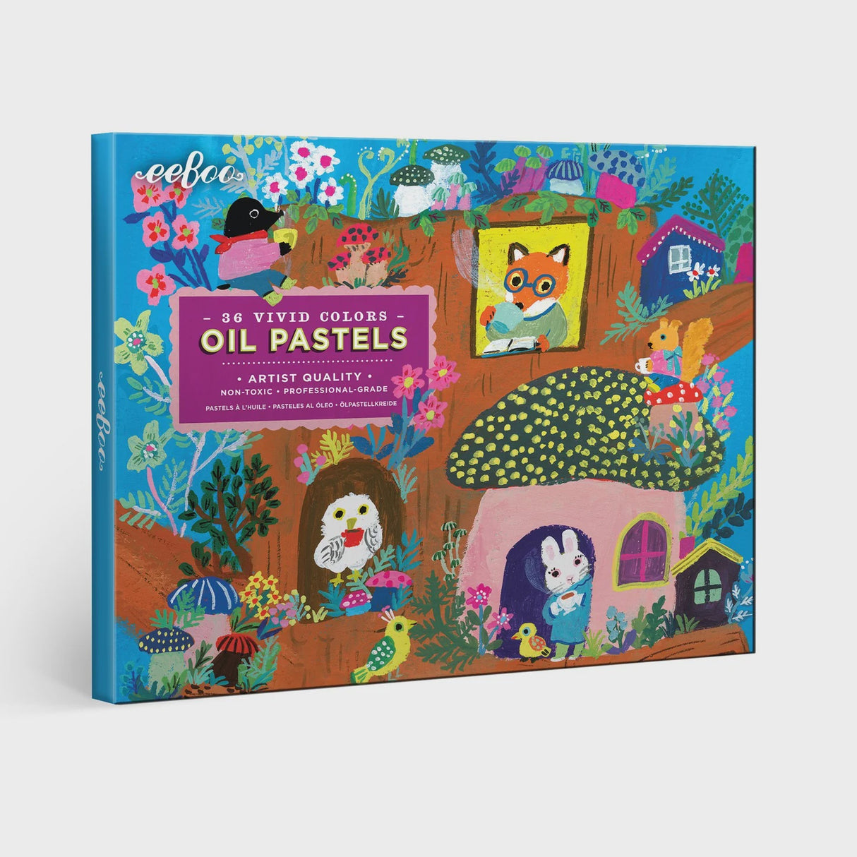 Yumi's Mushroom House 36 Oil Pastels