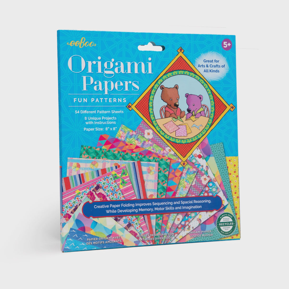 Fun patterns origami papers
